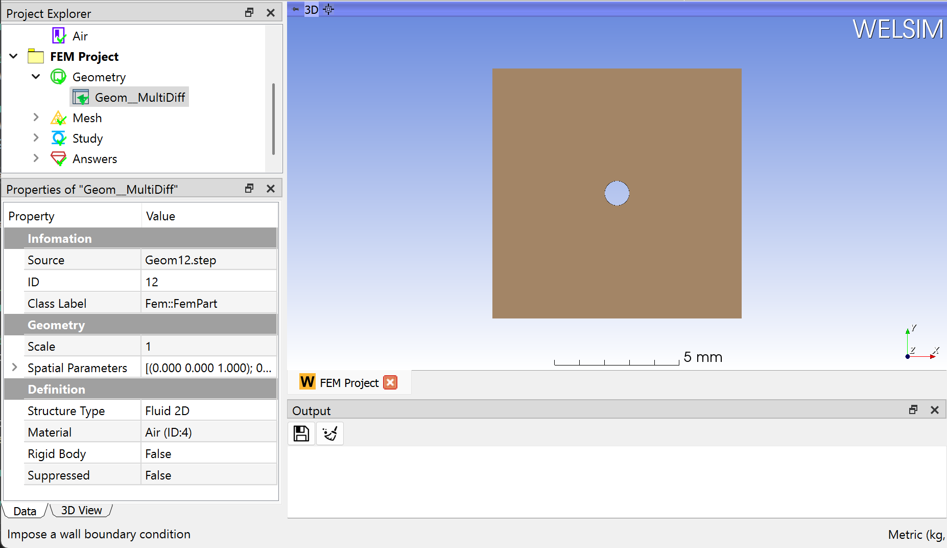 finite_element_analysis_welsim_cfd2d_hole_plate