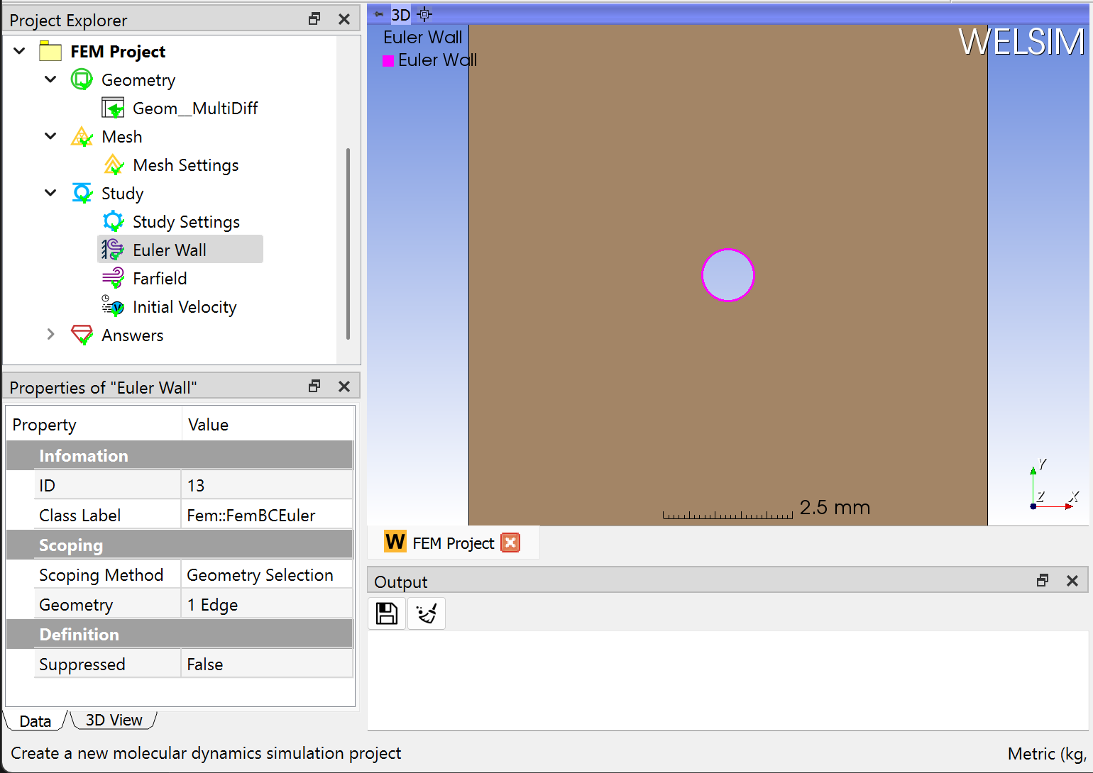 finite_element_analysis_welsim_cfd_2d_hole_plate_bc_wall