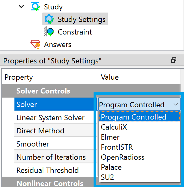 finite_element_analysis_welsim_study_settings_solvers